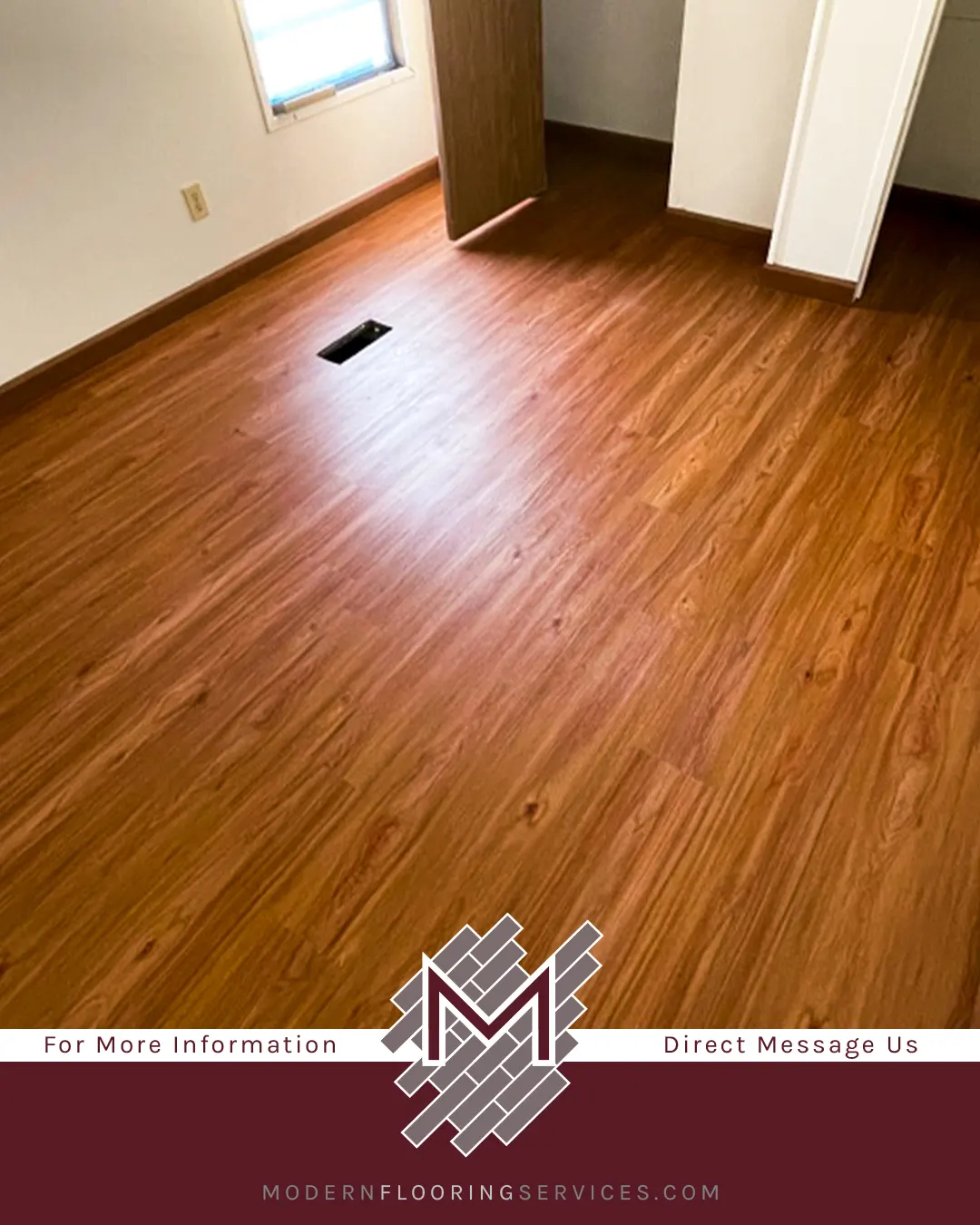 Rainier Cherry Rigid Vinyl Plank Flooring Installation