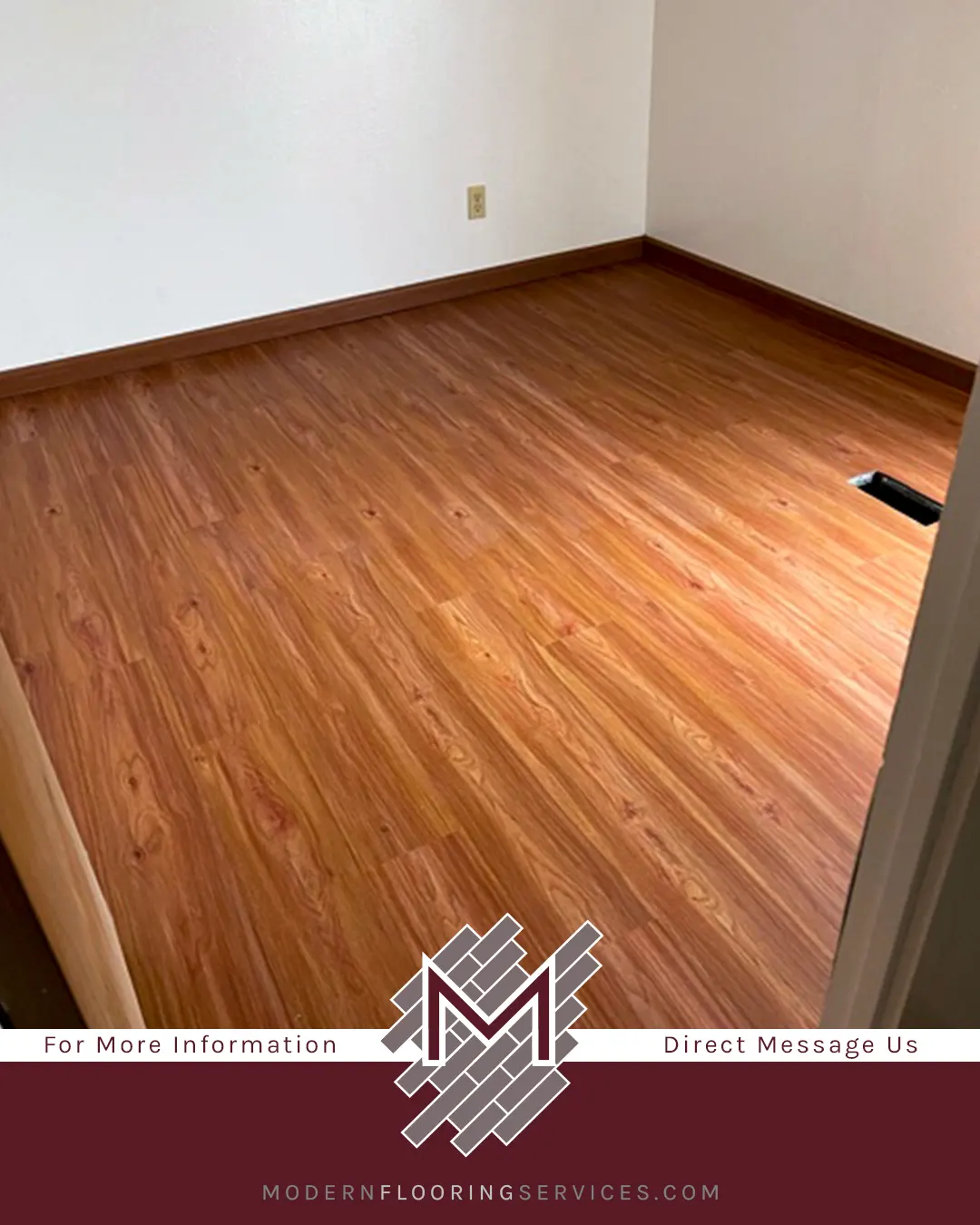 Rainier Cherry Rigid Vinyl Plank Flooring Installation