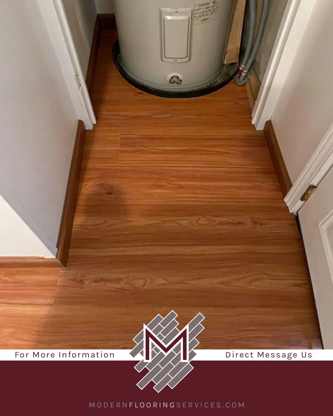 Rainier Cherry Rigid Vinyl Plank Flooring Installation