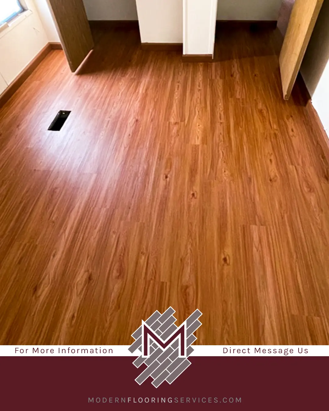 Rainier Cherry Rigid Vinyl Plank Flooring Installation