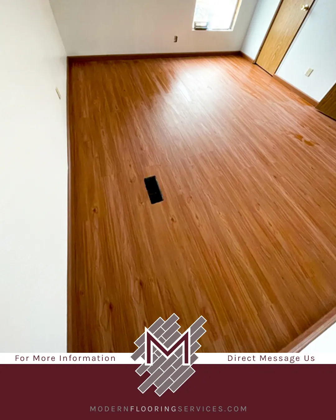 Rainier Cherry Rigid Vinyl Plank Flooring Installation