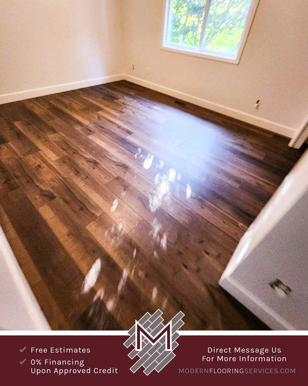 Click Vinyl EVP Flooring Installation By Modern Flooring Services.