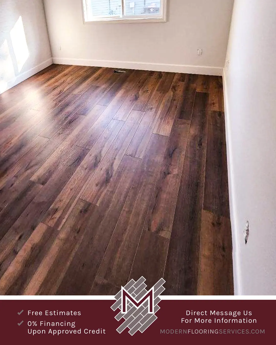 Click Vinyl EVP Flooring Installation By Modern Flooring Services.