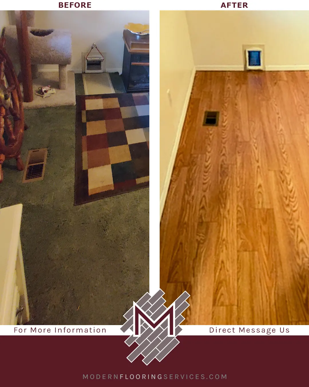 Dream Home XD Select Red Oak Laminate Flooring Installation