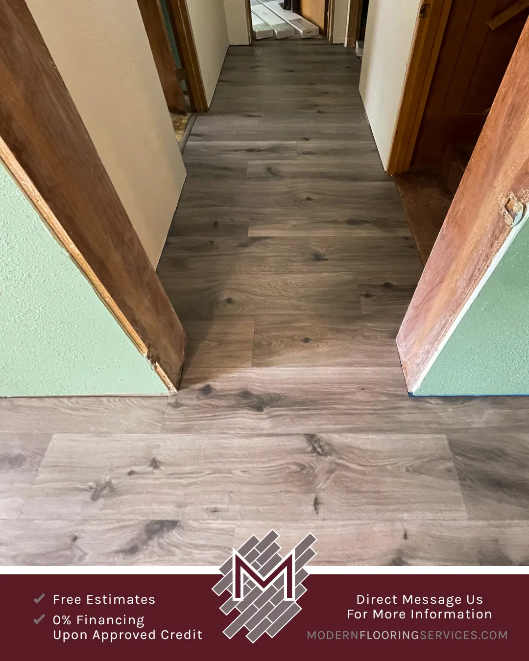 Duravana Silk Spire Oak Waterproof Hybrid Resilient Flooring Installation