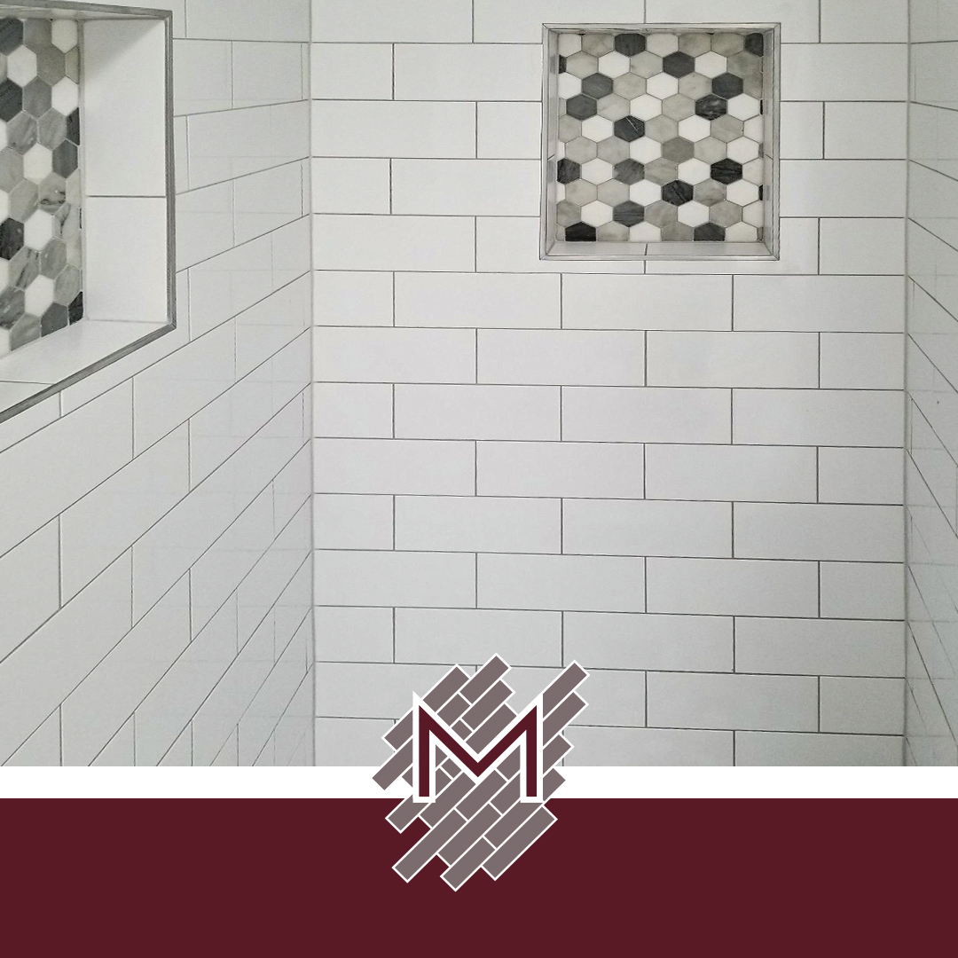 tile shower bathroom