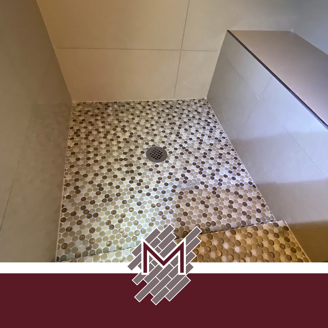 tile shower bathroom