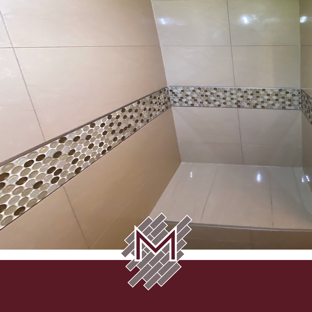 tile shower bathroom