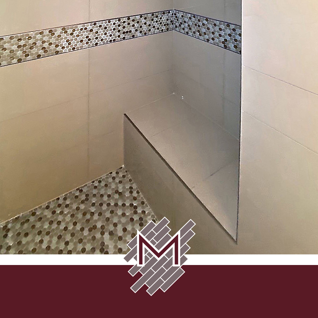 tile shower bathroom