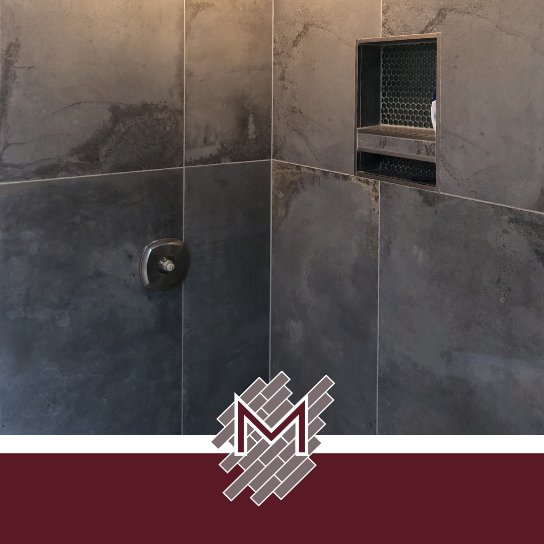 tile shower bathroom