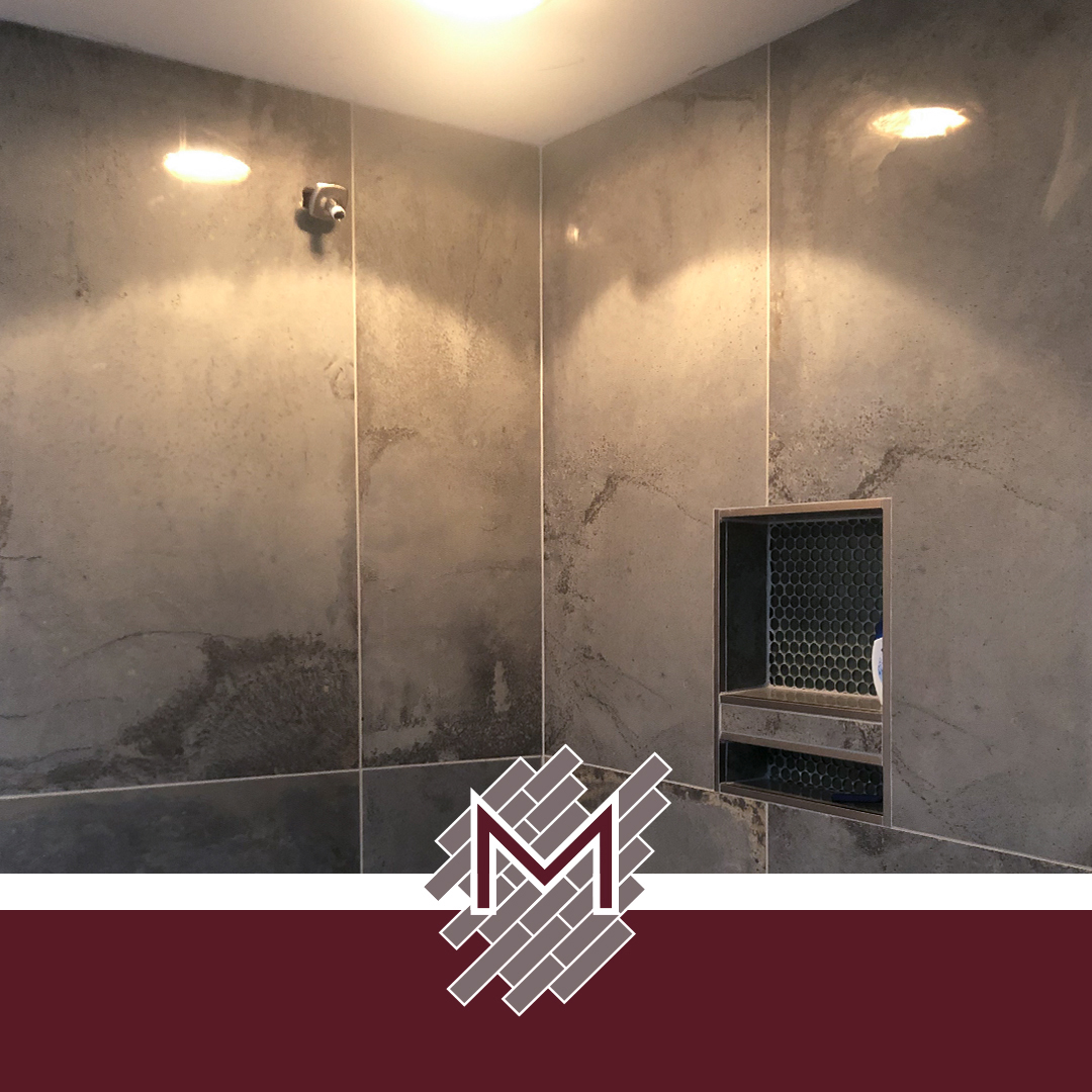 tile shower bathroom