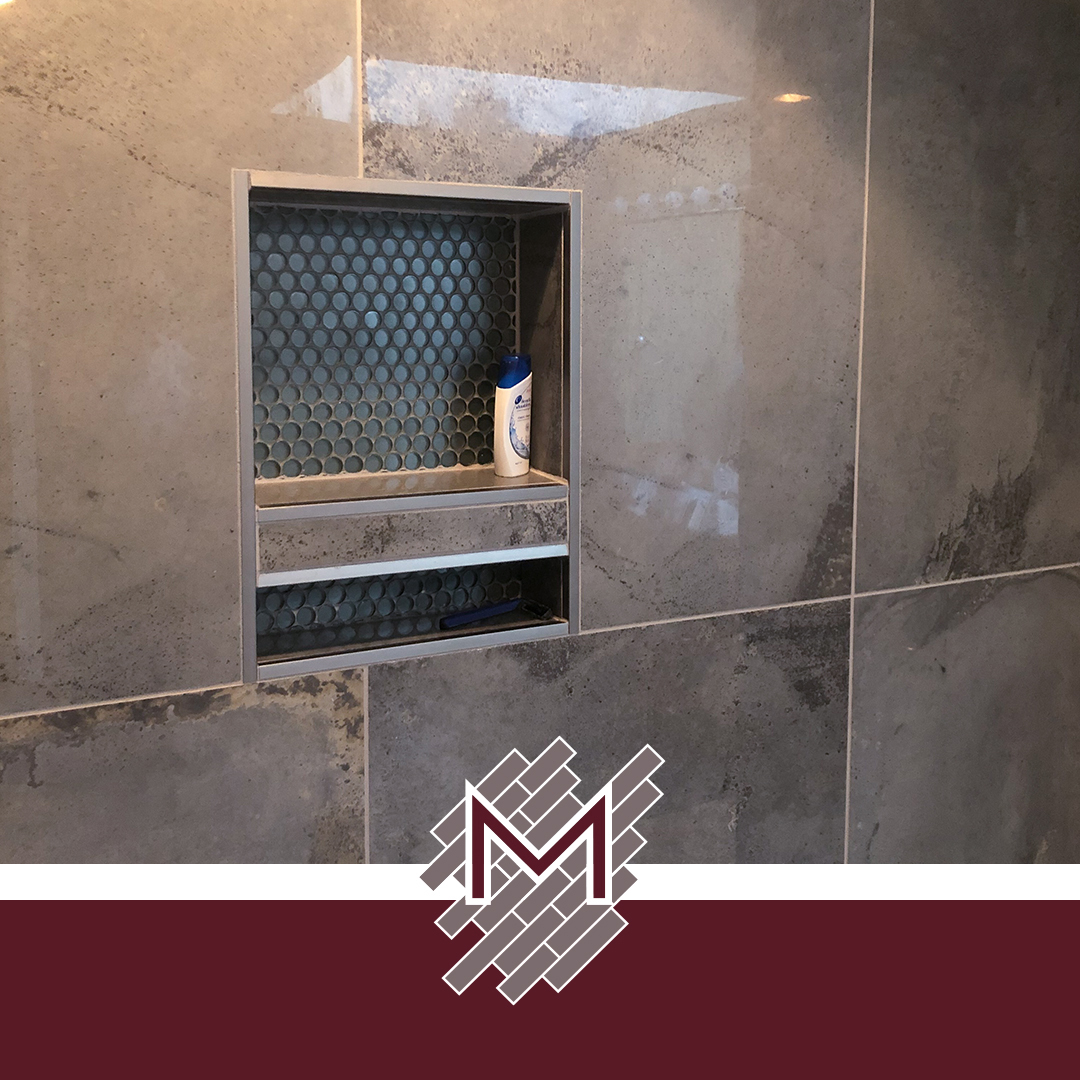 tile shower bathroom