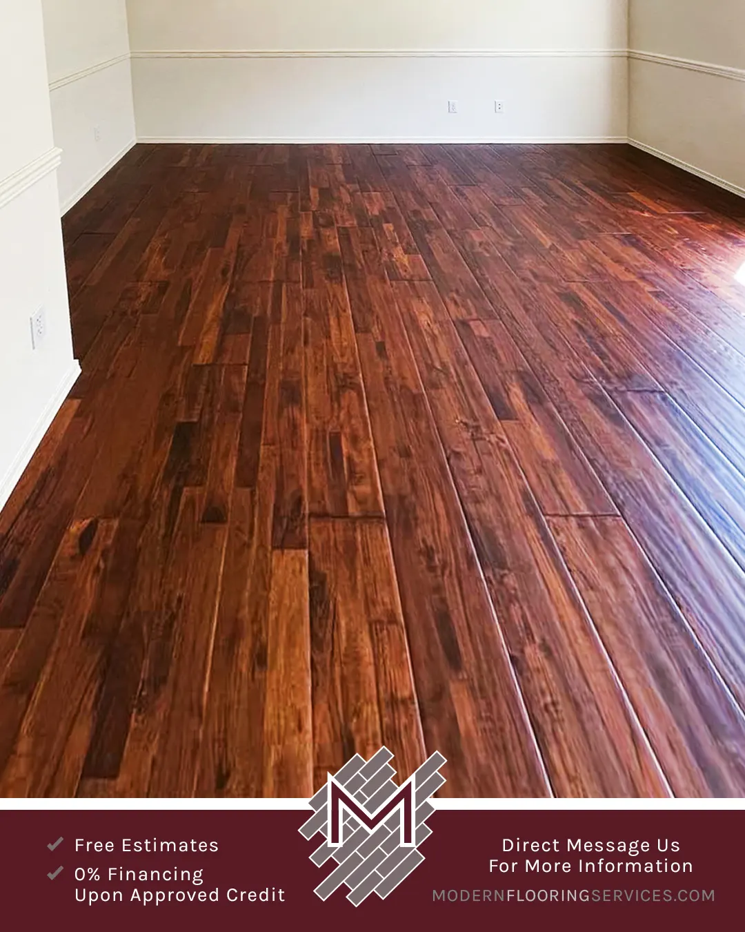 Hardwood Nail-down Flooring Installation.