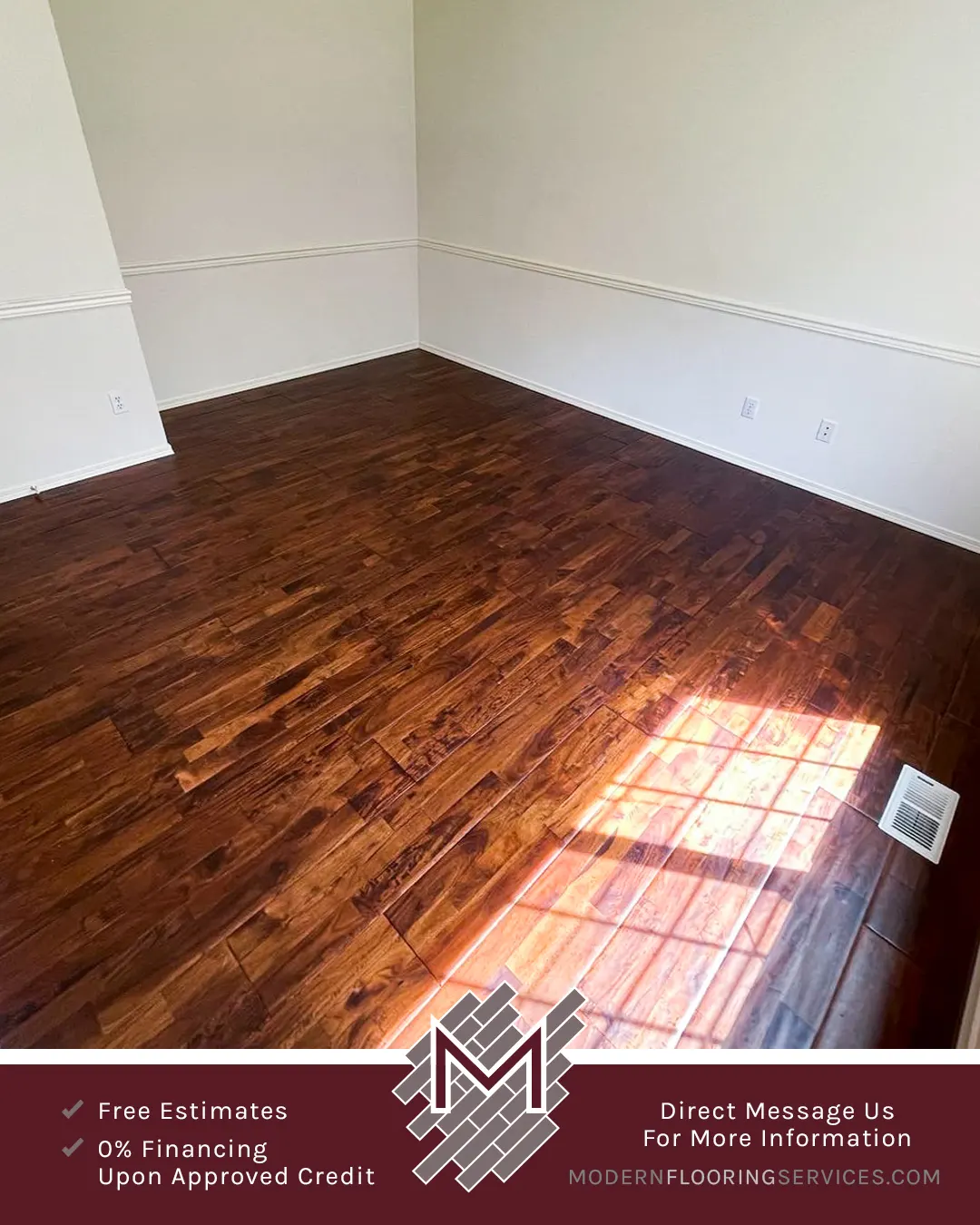 Hardwood Nail-down Flooring Installation.