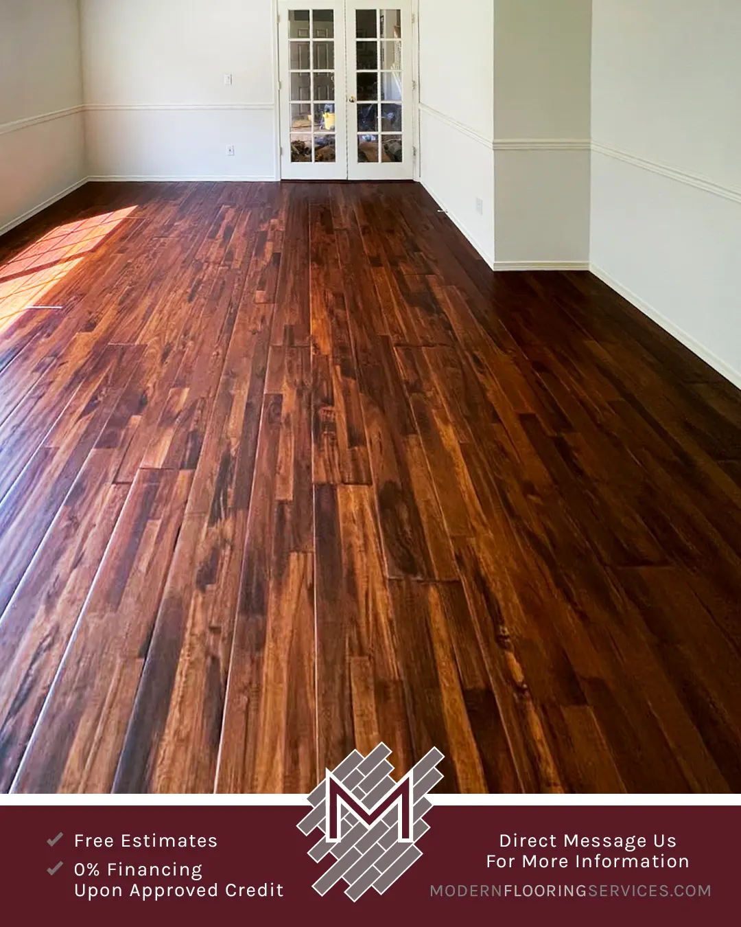 Hardwood Nail-down Flooring Installation.