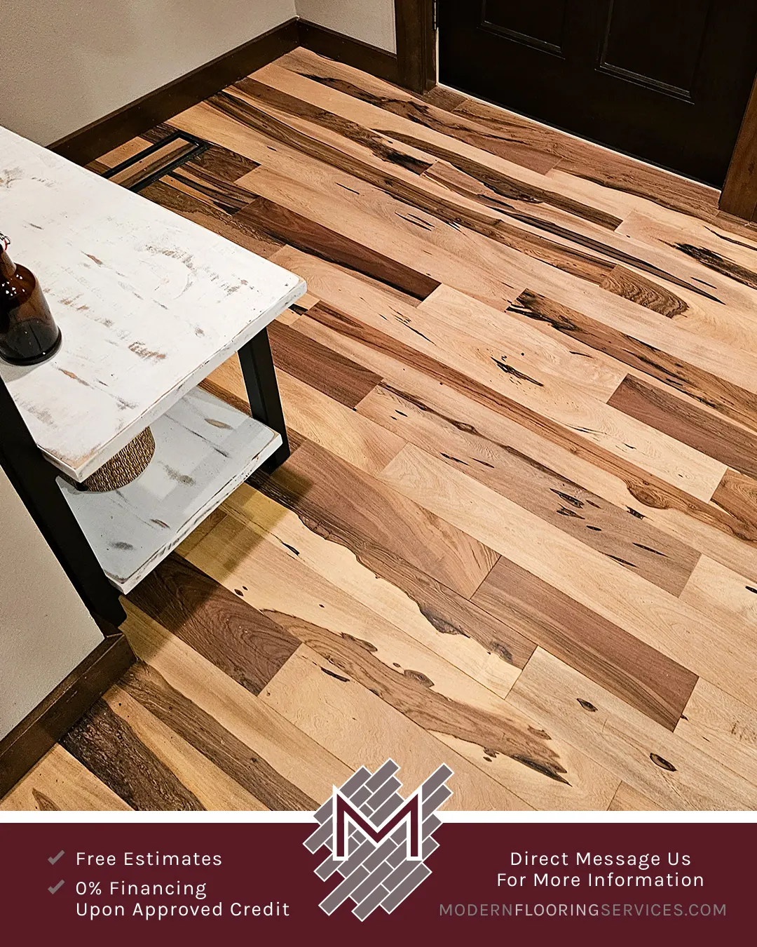 Brazilian Pecan Natural Solid Hardwood Flooring Installation By Modern Flooring Services.