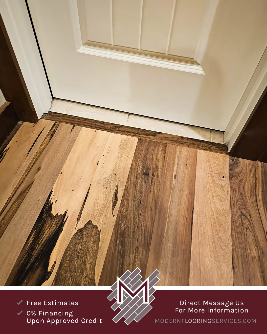 Brazilian Pecan Natural Solid Hardwood Flooring Installation By Modern Flooring Services.
