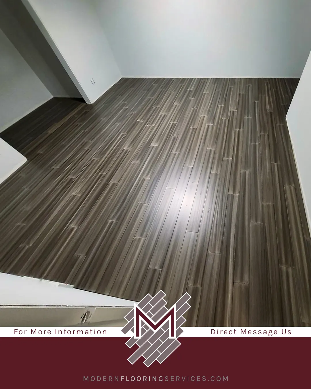 AquaGuard Water Resistant Stranded Bamboo Flooring Installation.