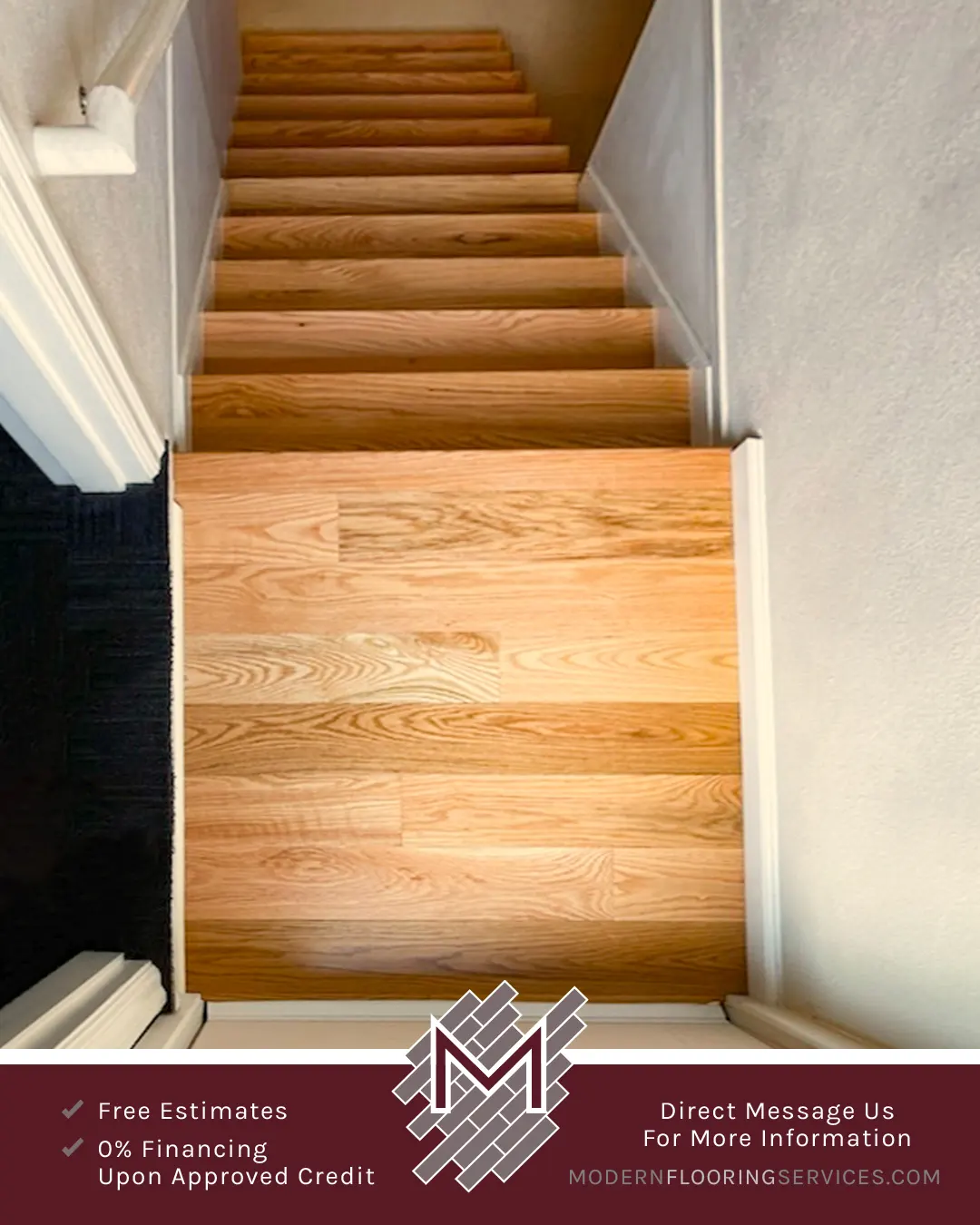 Bellawood Select Red Oak Solid Hardwood Stairs Flooring Installation.