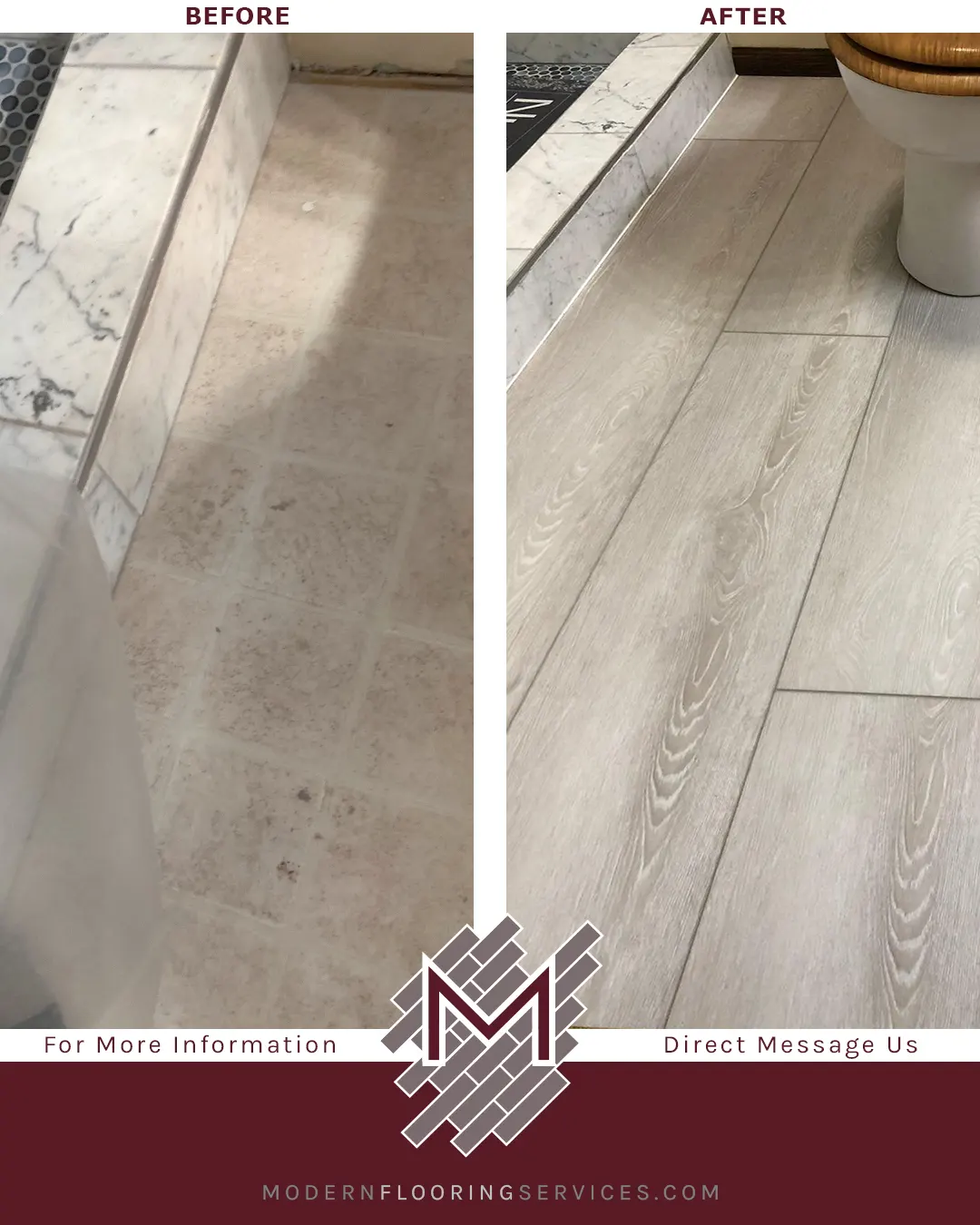 Luxury Vinyl Plank Flooring Installation