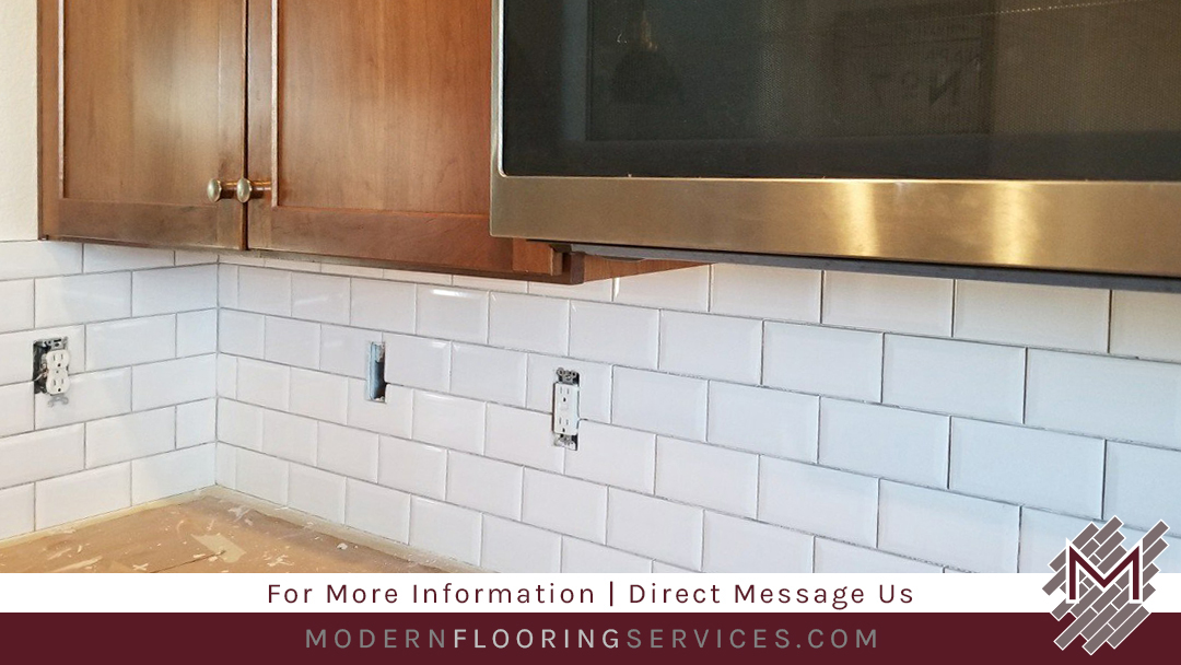 Ceramic Subway Tile Kitchen Backsplash