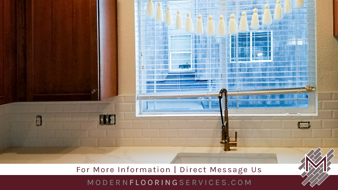 Ceramic Subway Tile Kitchen Backsplash