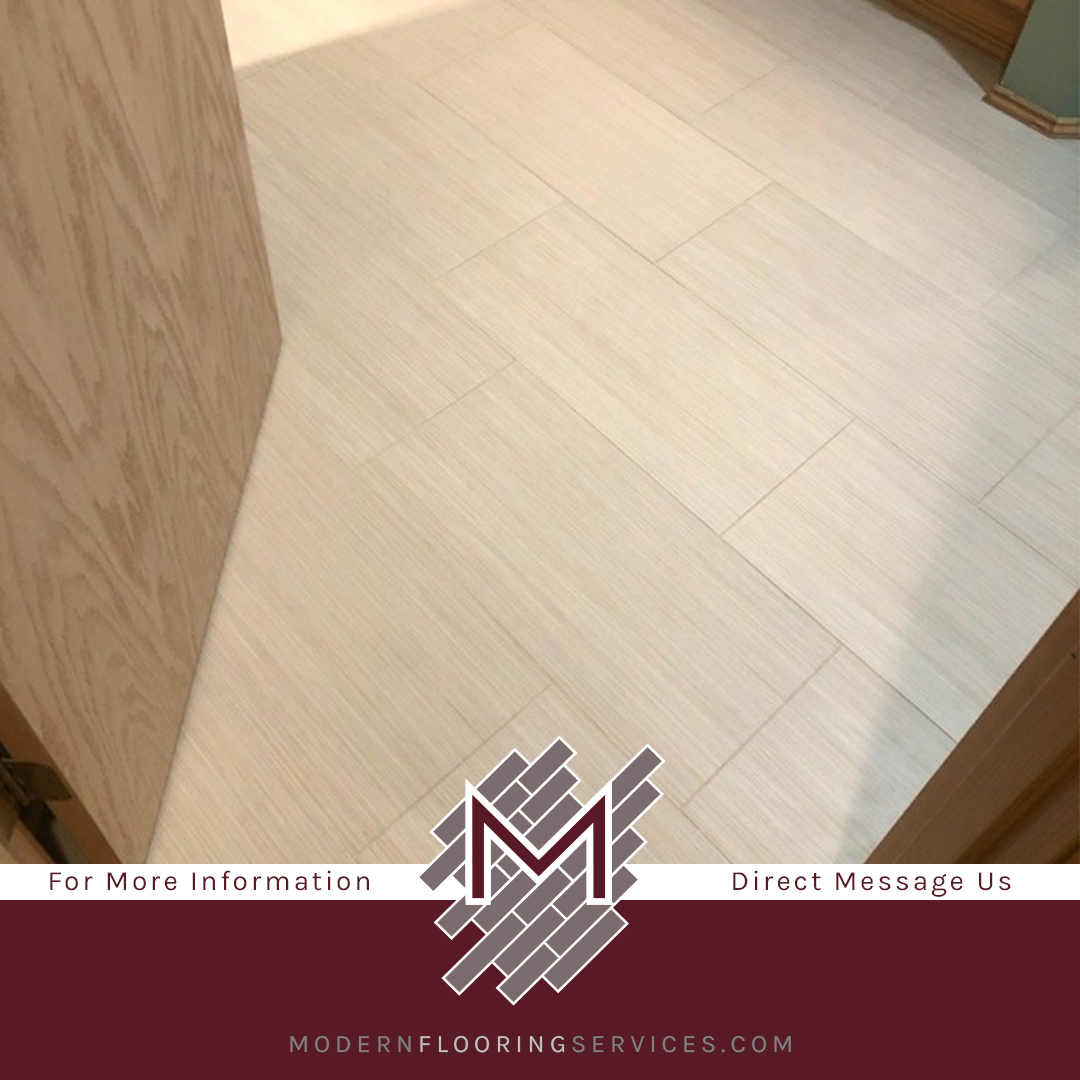 Bathroom Tile Floor Installation