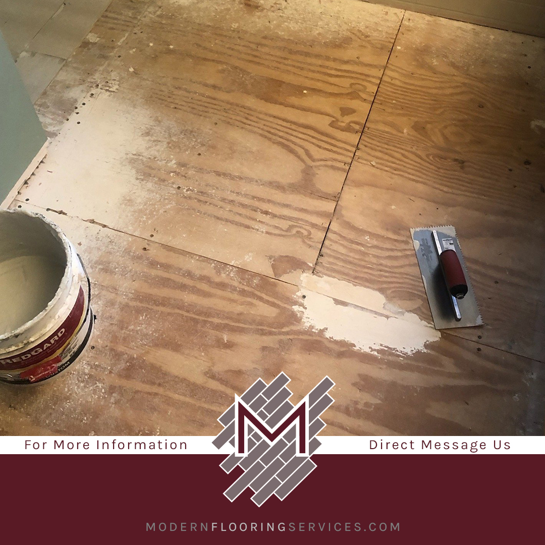 Bathroom Tile Floor Installation