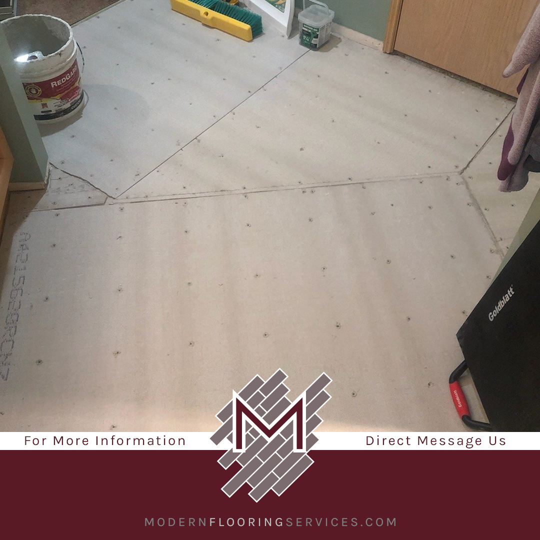 Bathroom Tile Floor Installation