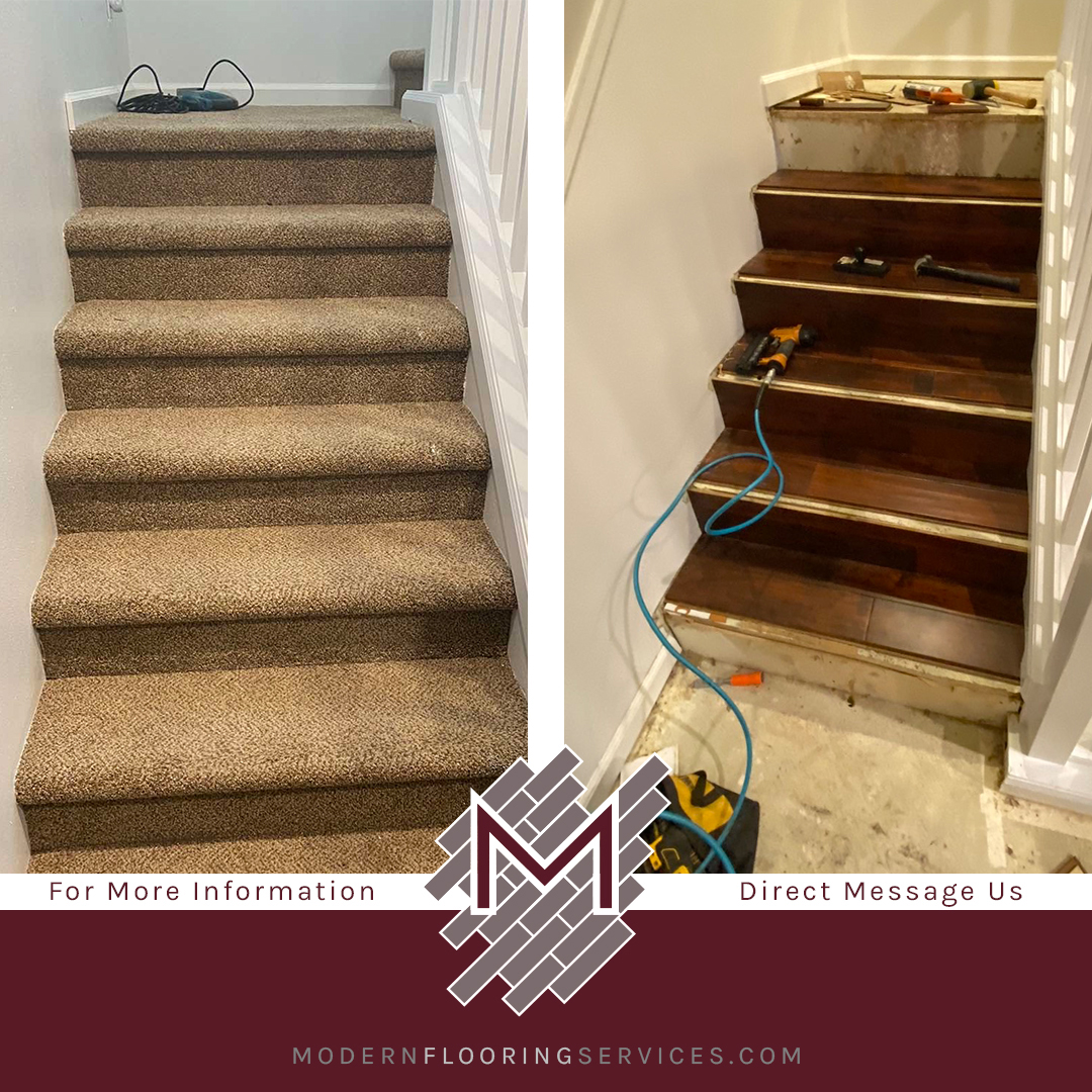 Cherry Hardwood Stairs Nail-Down