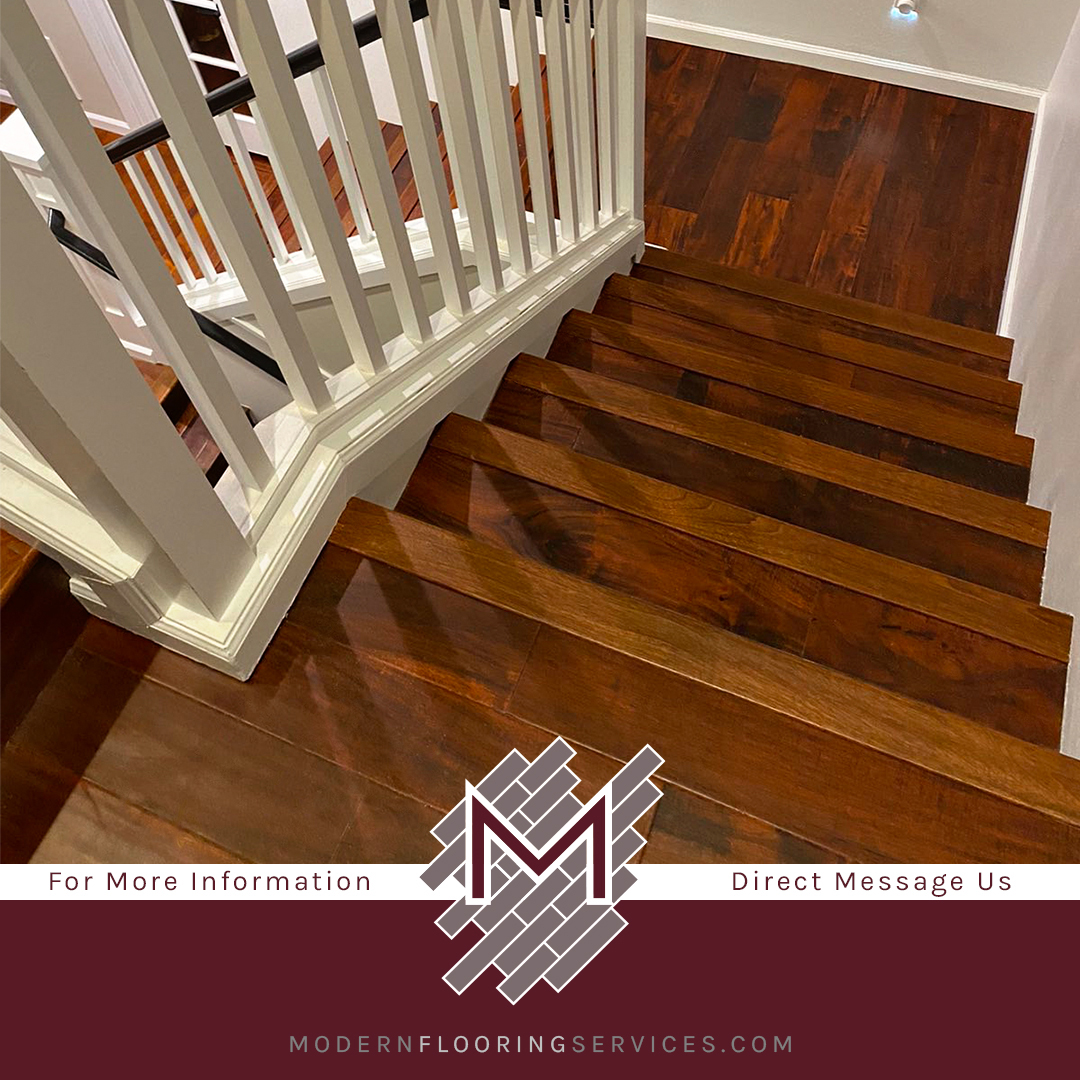 Cherry Hardwood Stairs Nail-Down