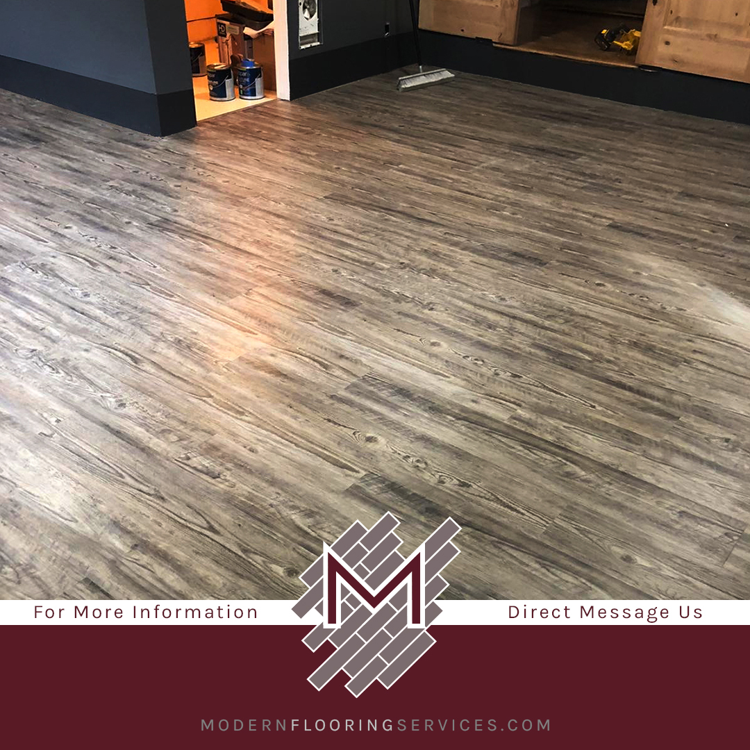 Grey Laminate Flooring Installation