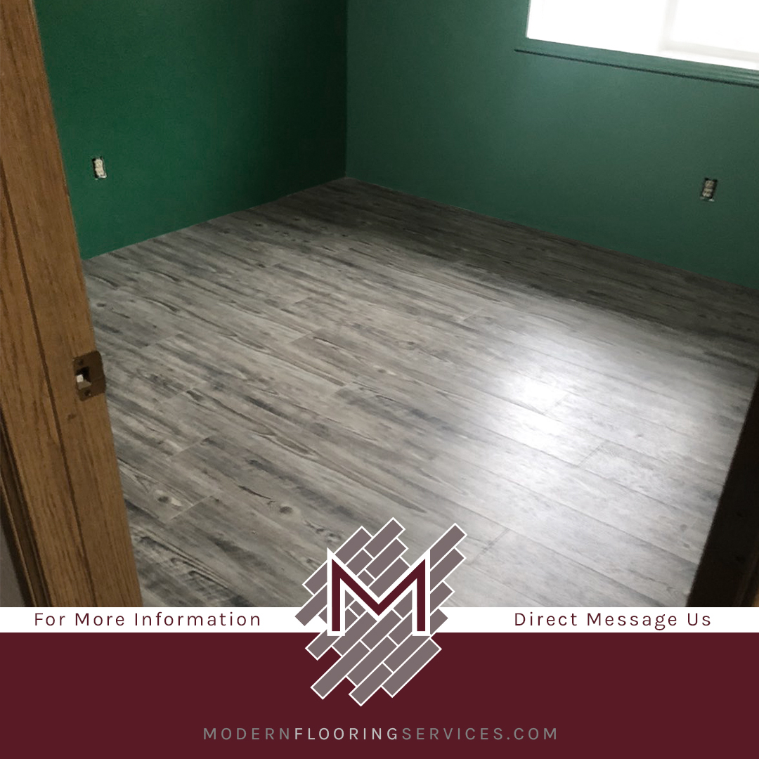 Grey Laminate Flooring Installation