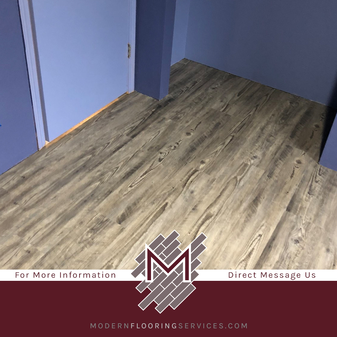 Grey Laminate Flooring Installation