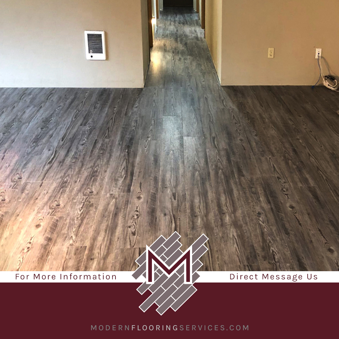 Grey Laminate Flooring Installation
