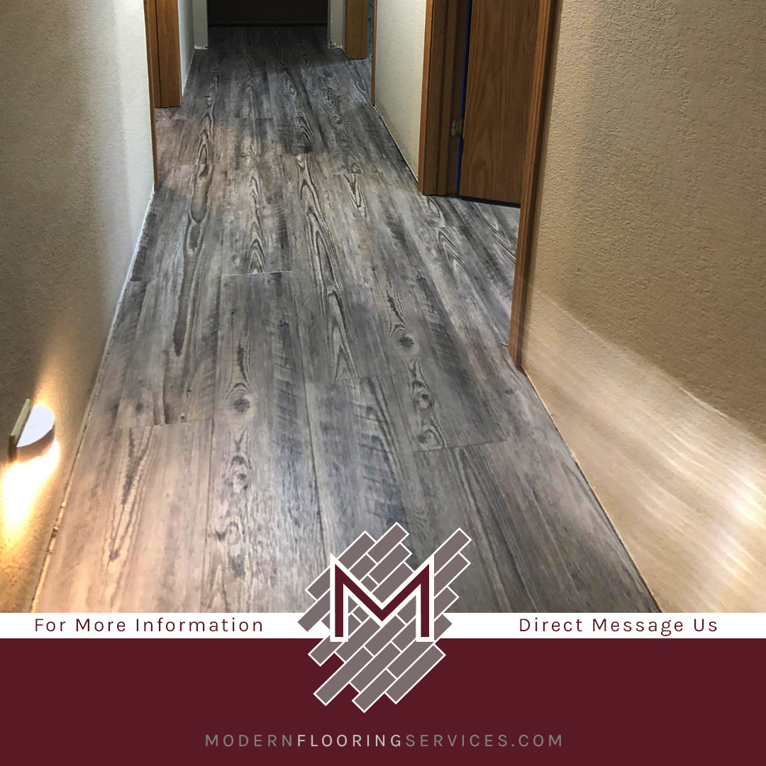 Grey Laminate Flooring Installation