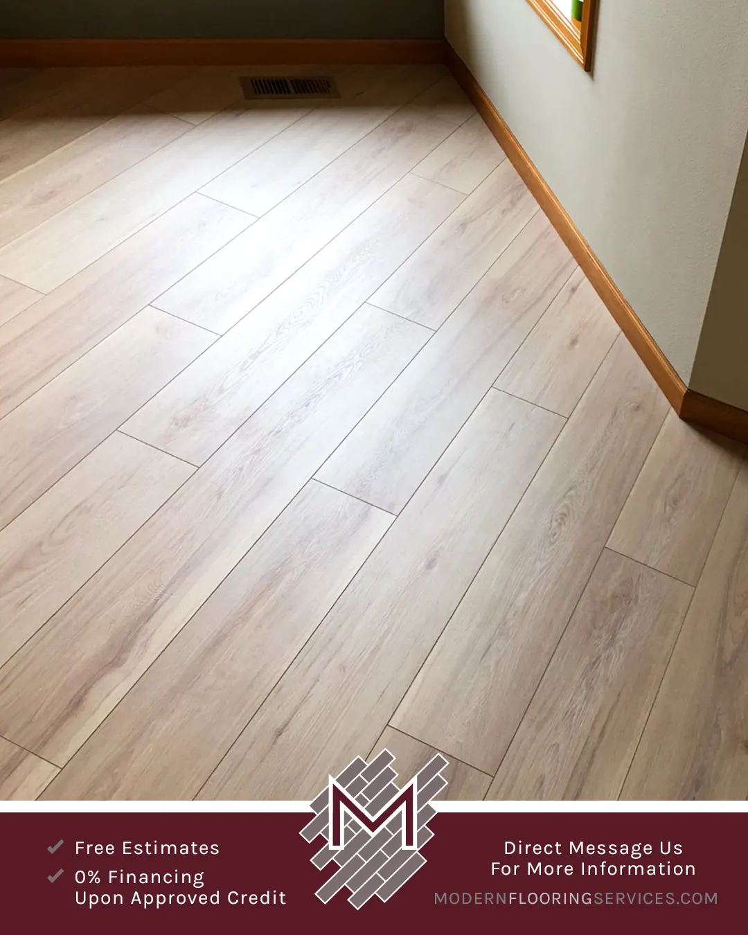New Laminate Flooring Installation.