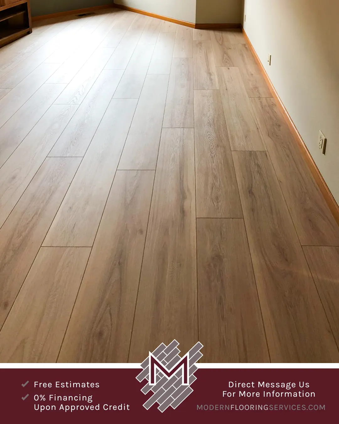 New Laminate Flooring Installation.