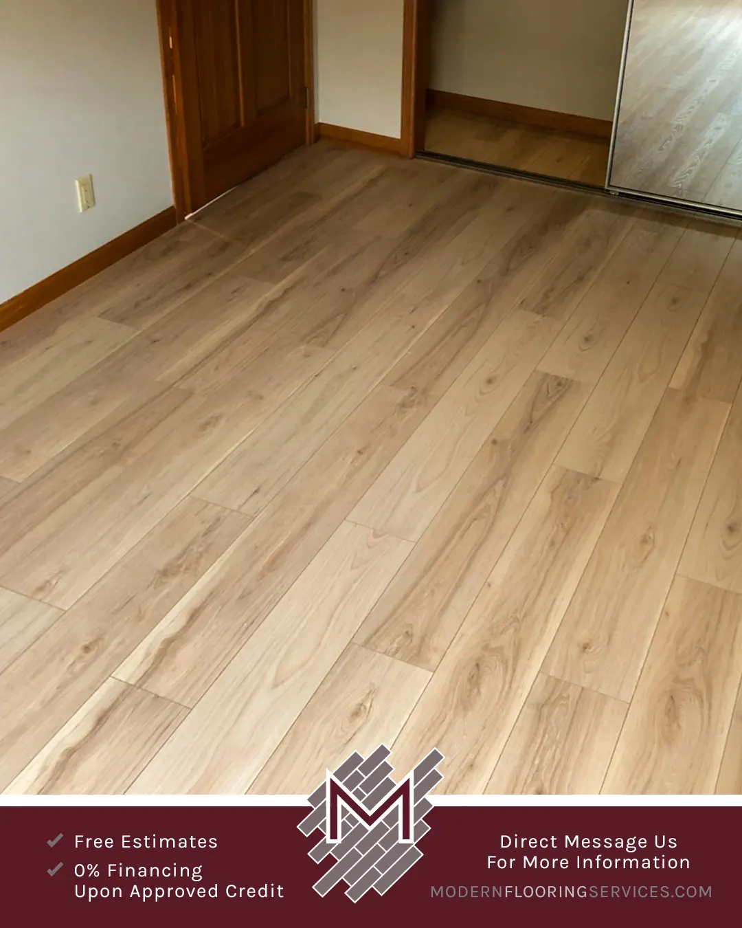New Laminate Flooring Installation.