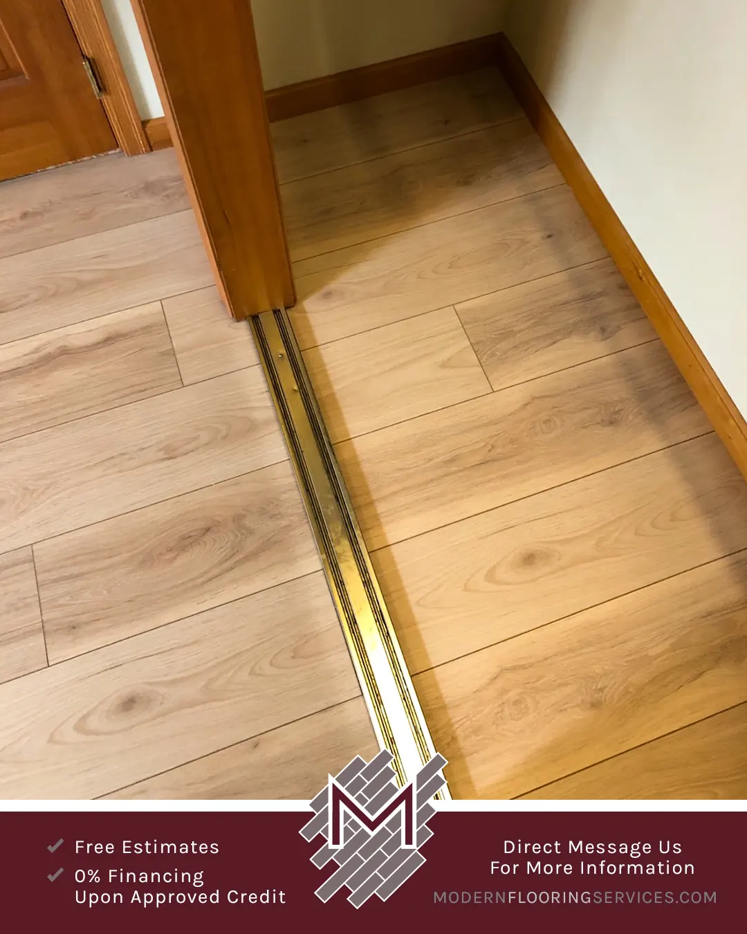 New Laminate Flooring Installation.