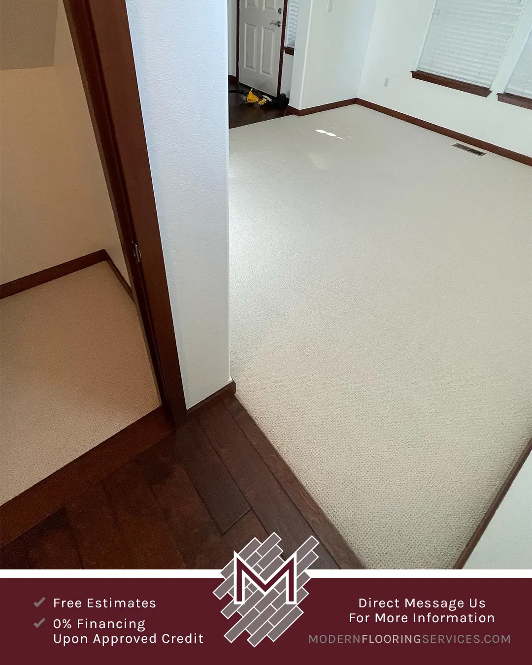 New Carpet Flooring Installation